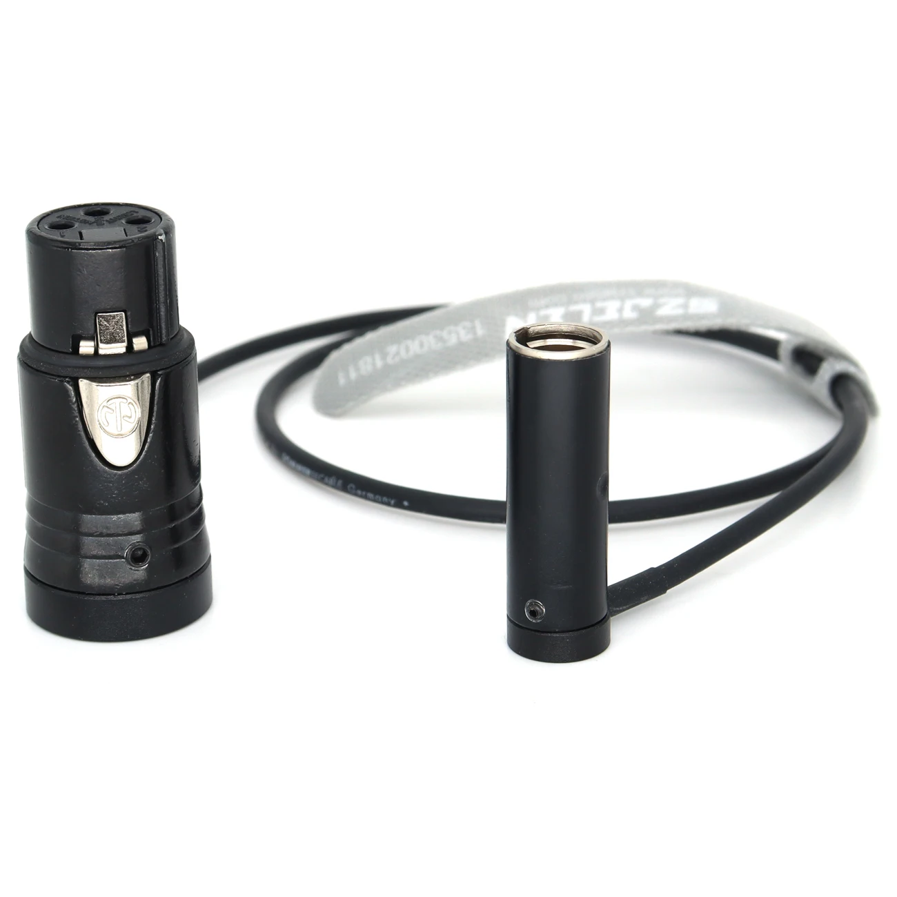 Audio Cable for Canon C70 Blackmagic BMPCC 4K 6K Pro BMCC6K Camera, Mini XLR TA3M to XLR 3 Pin Low-Profile