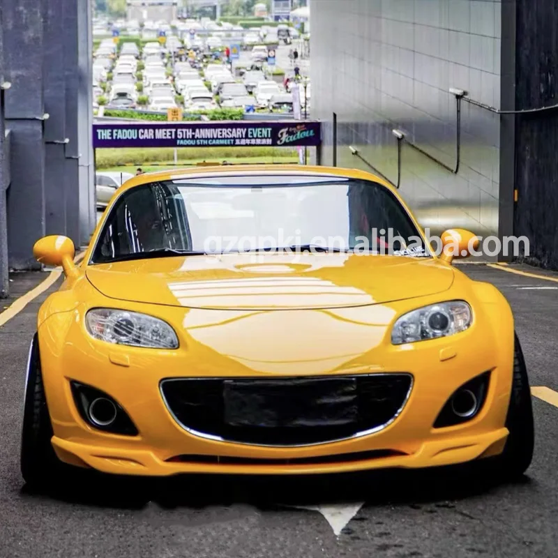 フロントバンパーリップmps,2006-2016 mazda mx5 miata ncボディキット用