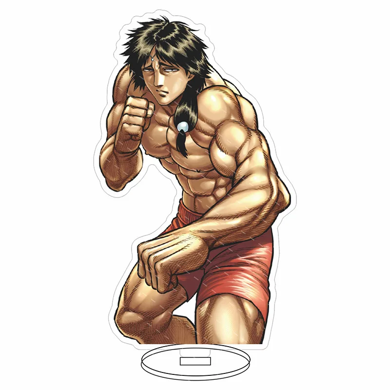 Kengan Ashura Tokita Ohma Kure Raian Narushima Koga Acrylic Stand Figure Model Plate Holder Cake Topper Anime