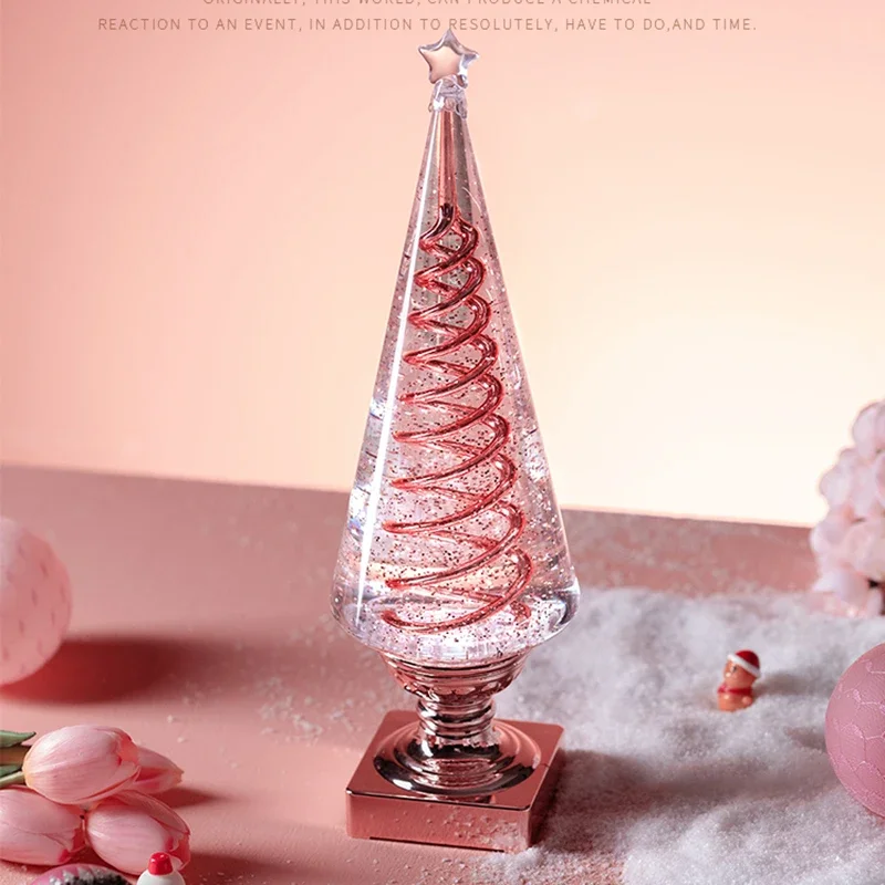 

Gifts Snowflake Christmas Crystal Ball Creative Led Music Box For Children Girls Christmas Tree Light Rotation Home Decoration