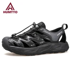 HUMTTO Summer Hiking Shoes Outdoor Sandals for Men Breathable Water Beach Mens Sandals Climbing Quick Dry Trekking Sneakers Man