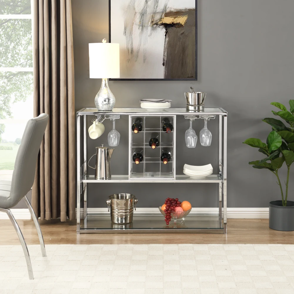 

Chrome Wine Rack