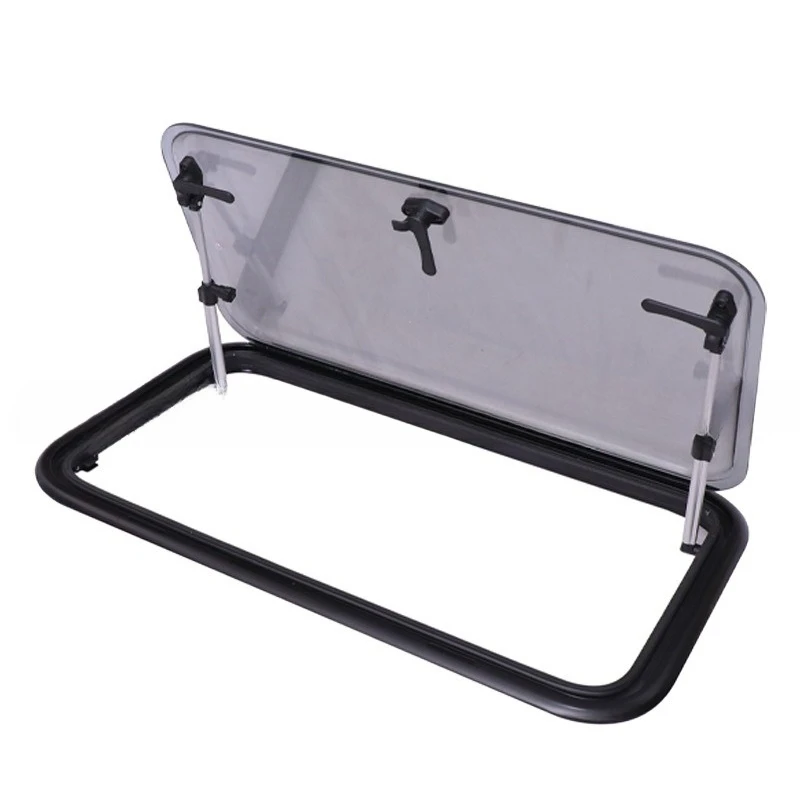 Side ventilation window acrylic material curtain insect net can be fixed