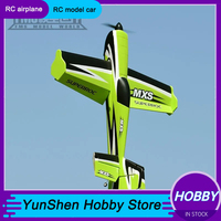 Fms 1100mm Wingspan Mxs V2 Upgraded 3d Stunt Training Aircraft Assembly Fixed Wing Model Single Engine Propeller Aircraft