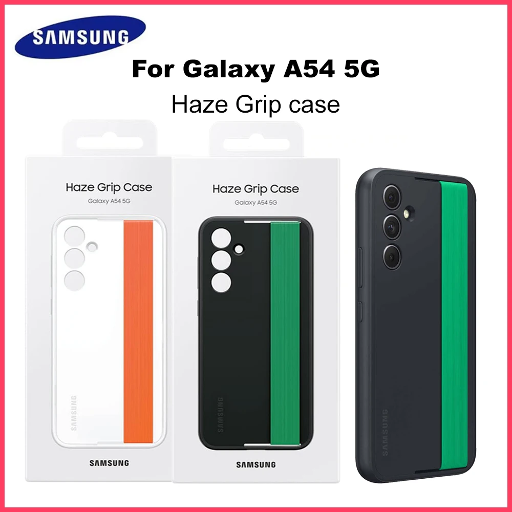 Capa original Samsung Galaxy A54 5G Haze Grip para Galaxy A54 com alças destacáveis capa protetora (EF-XA546)