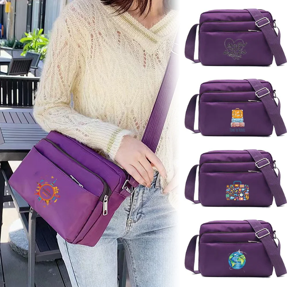 

Single Shoulder Crossbody Bag Travel Printing Series New Fashion Minimalist Large Capacity Outdoor Casual Durable High-quality