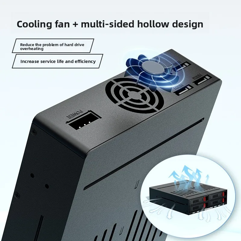 4-Disk chassis, optical drive position, built-in  2.5-inch hard disk case , hard disk extraction case