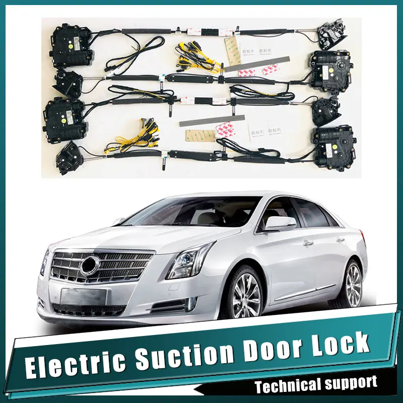 

For Cadillac XTS 2014~2023 Car Soft Close Door Latch Pass Lock Actuator Auto Electric Absorption Suction Silence Closer