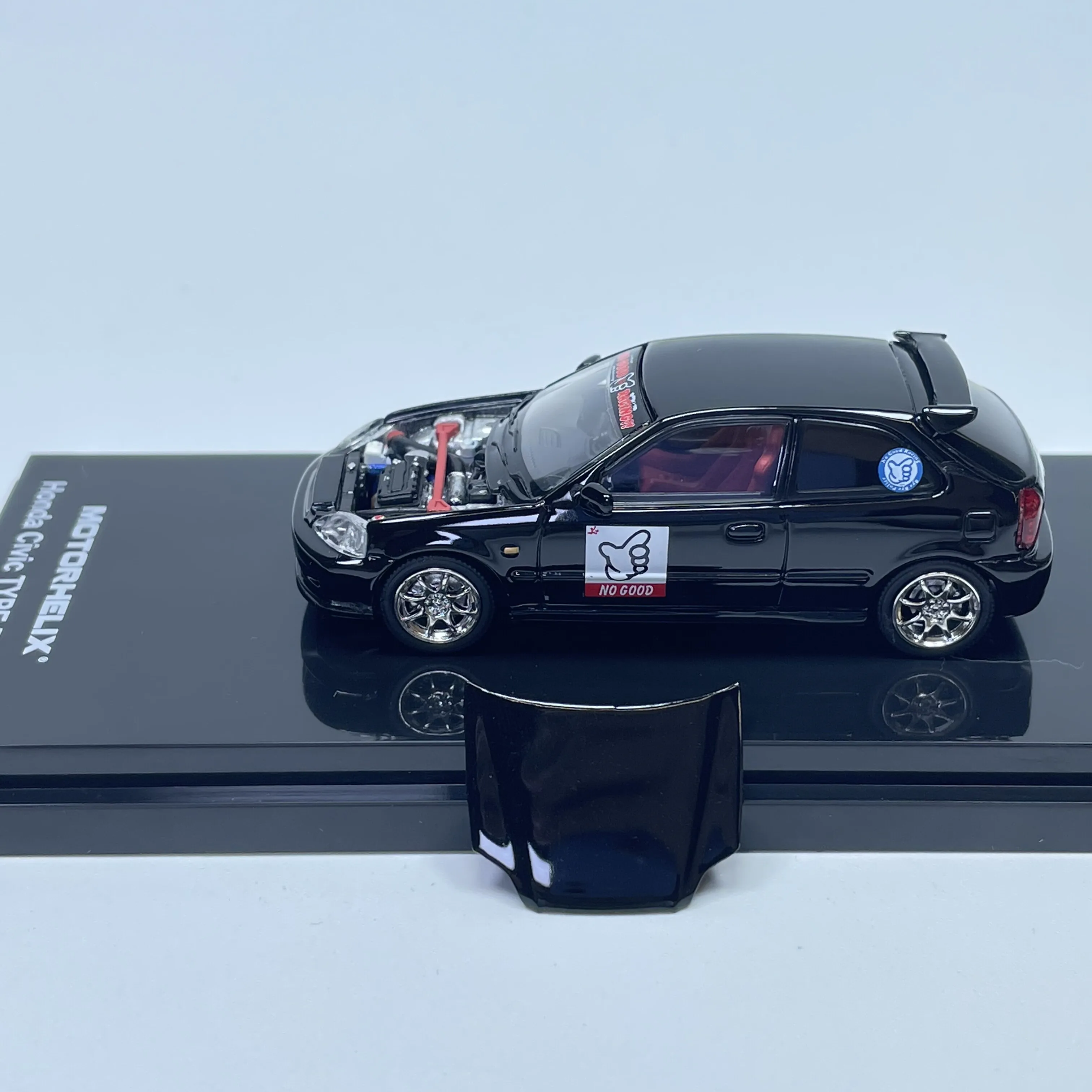 MH 1:64 Civic Type R EK9 Alloy Car Diecasts & Vehicles Car Model Miniature Scale Model Car For Collection Gift