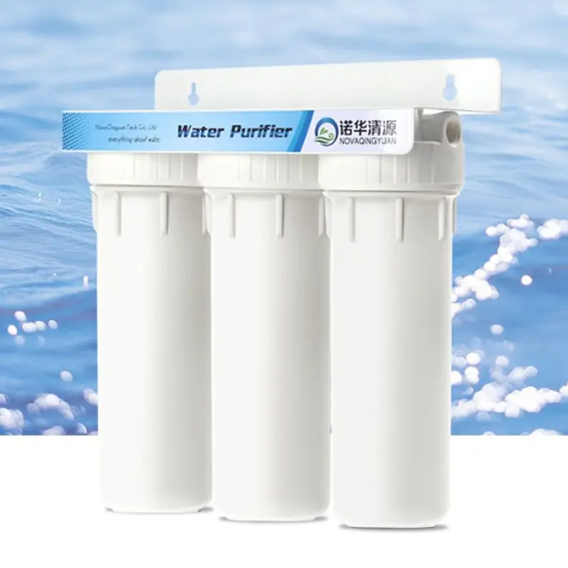 1Set 10inch White Prefilter Two Stage Three Stage Water Purifier Filter Bottle with Filter Element Home Garden Supplies