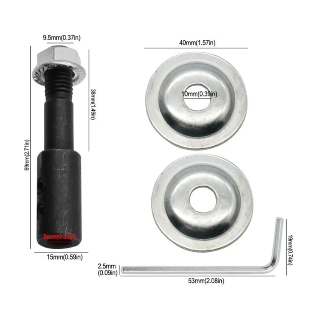 1Pcs Motor Bench Spindle Adapter Motor Accessories Polishing Wheel Grinding Wheel Connecting Shaft 5-16mm Grinding Rod