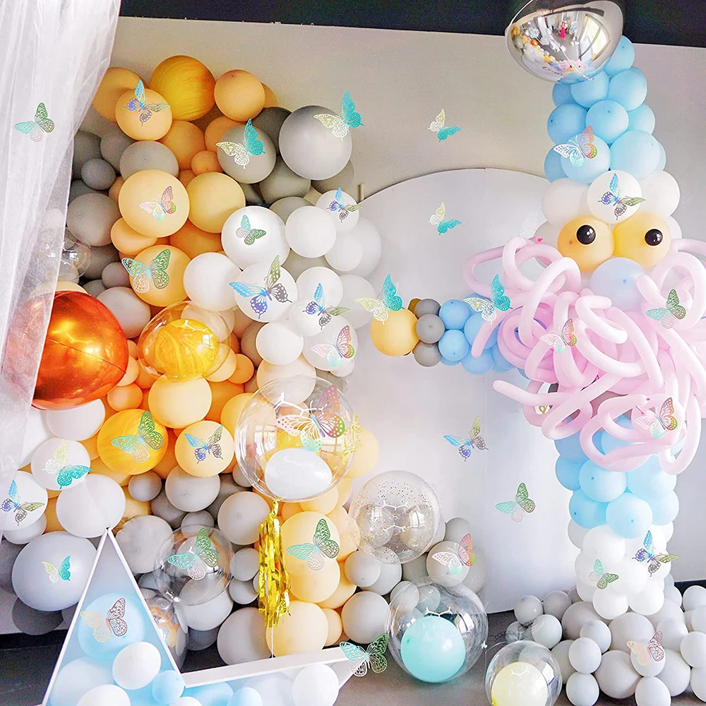 ตกแต่งผนังลายผีเสื้อ3D ทอง12ชิ - Wedding Package Gold บทวิจารณ์และราคา