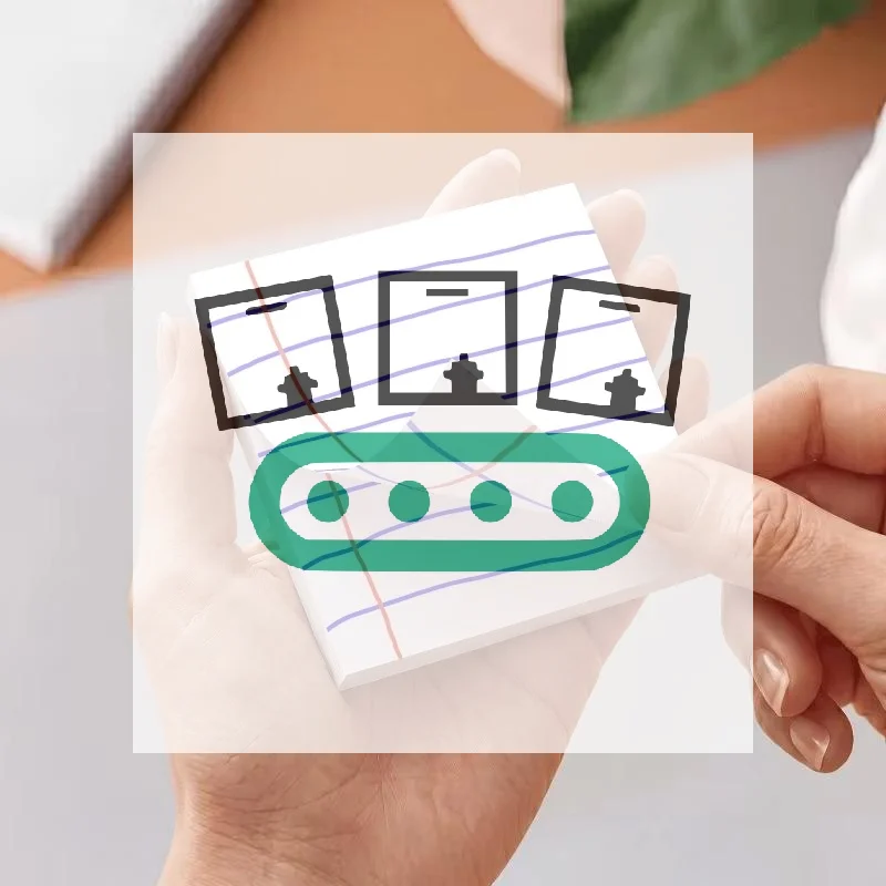 50Pcs/Book Lined Sticky Notes Self Stick Memo Pads Total Notebook Paper Style Notepad Removable Adhesive Notes