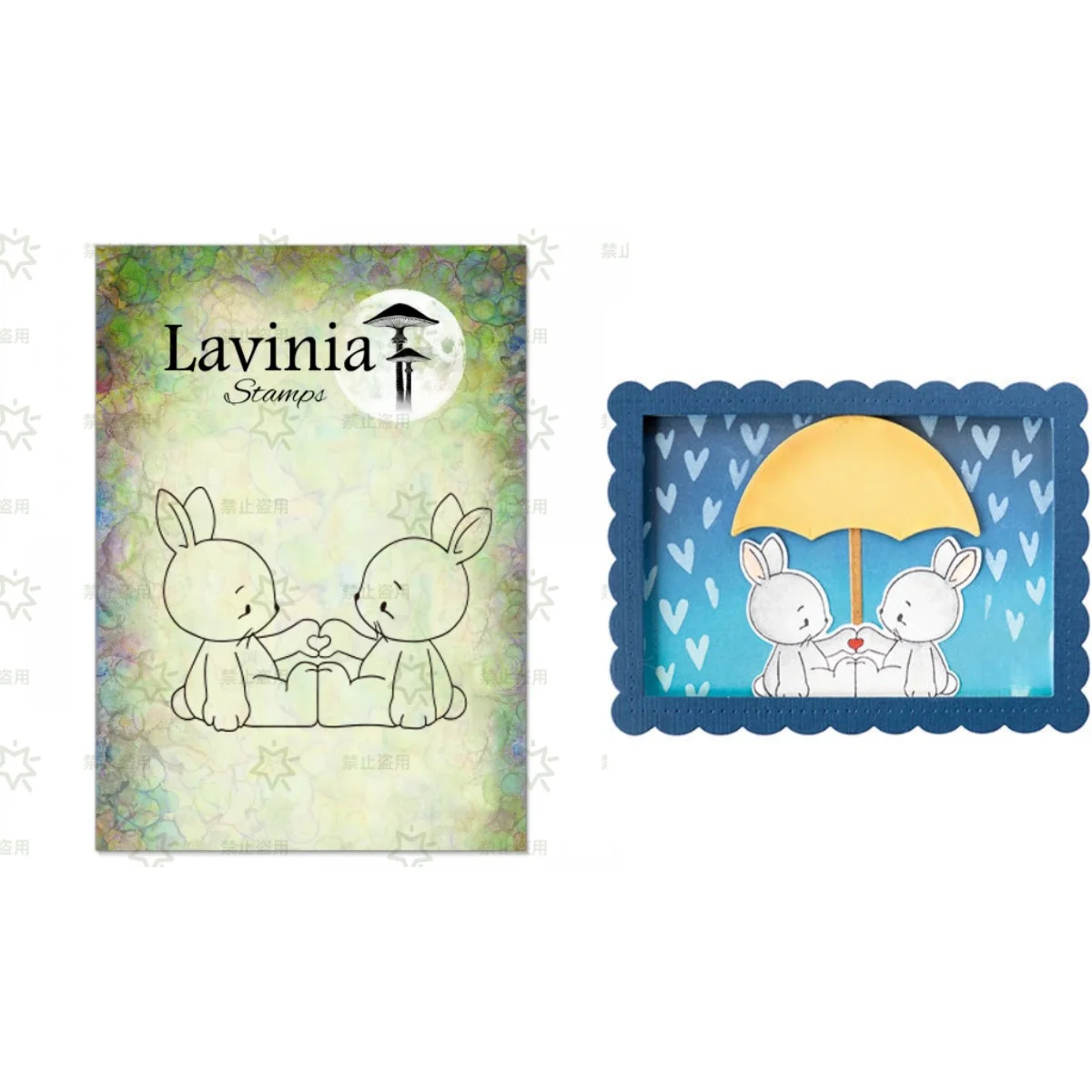 

Spring 2026 Rabbit Love Clear Stamps For DIY Scrapbook Diary Decoration Embossing Cut Template Template Paper Valentine New