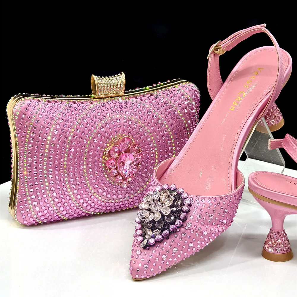 

doershow Lastest Italian Design Fashion Style Ladies Shoes with Matching Bag Set 2025 Nigerian Shoes and Bag Set SR1-1