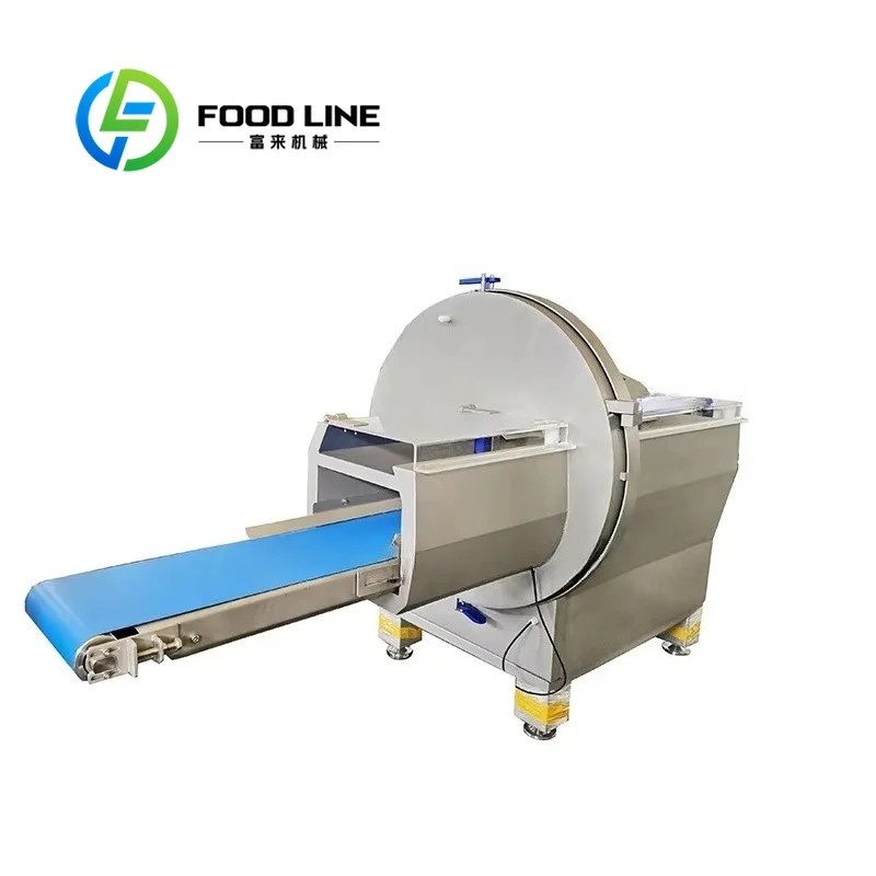 Frozen Meat Slicer Machine Large Capacity Non Slip Rubber Feet Stable Working Base Food Truck Kitchen Slicing Fast Delivery