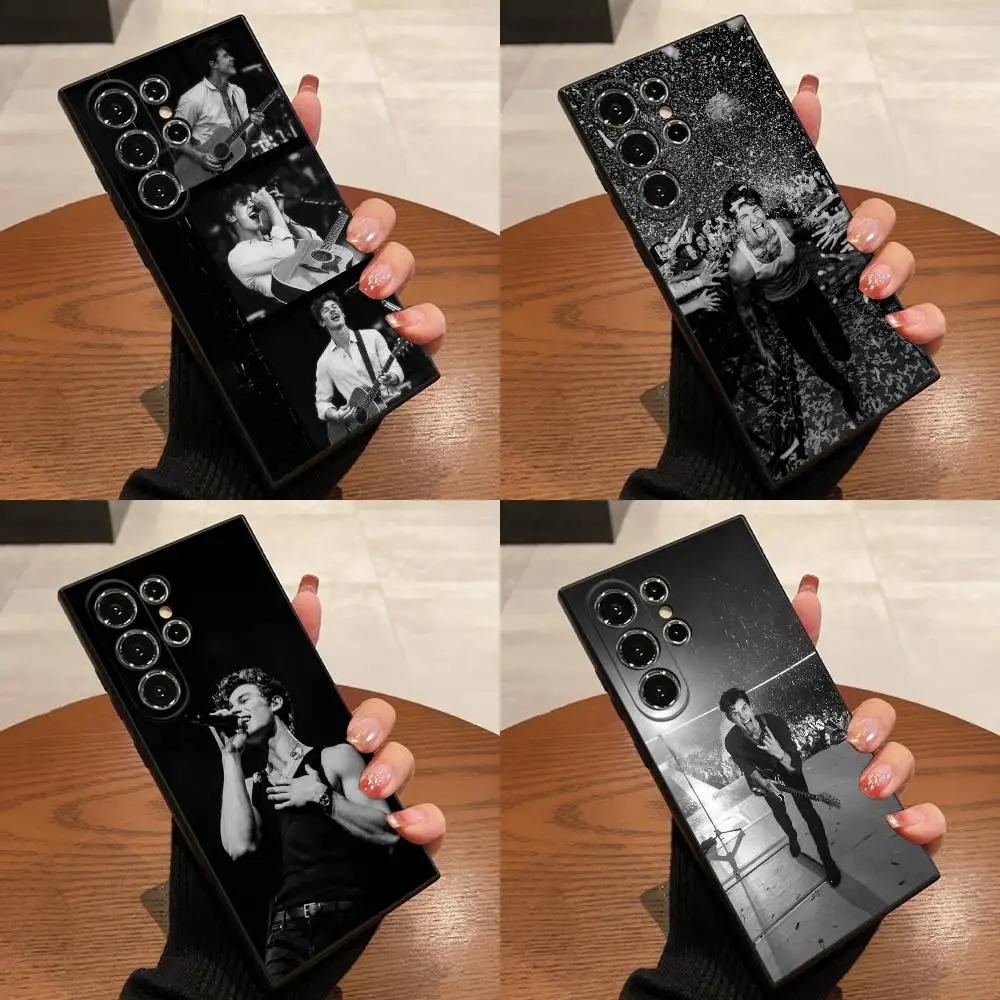 

S-Shawn Cool Mendes Phone Case For Samsung S25,S24,S21,S22,S23,S30,Ultra,S20,Plus,Fe,Lite,5G Black Box