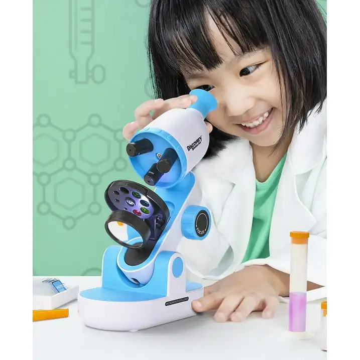 

Discovery #MINDBLOWN 1200X, 600X, 300X Microscope, 41-Piece Experiment Lab Set for Children and Elementary School
