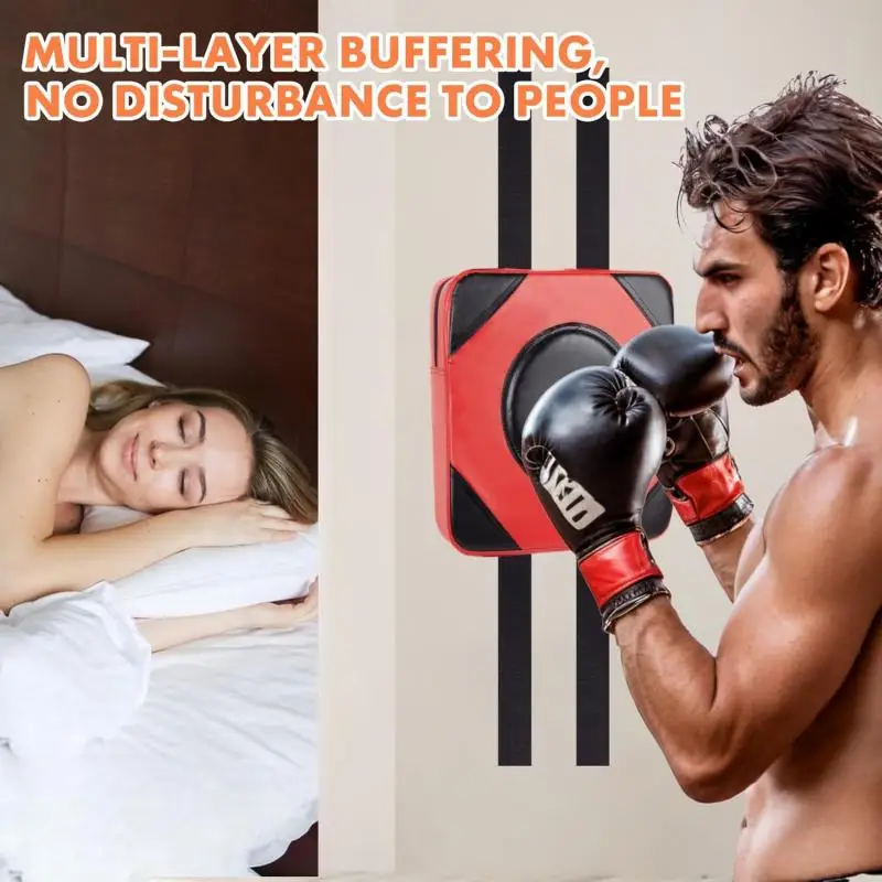 40/30cm Quality Leather Punching Target Boxing Bag Mat Taekwondo Training Sandbag Wall Focus Pad Muay Thai Kicking Fighting Gear