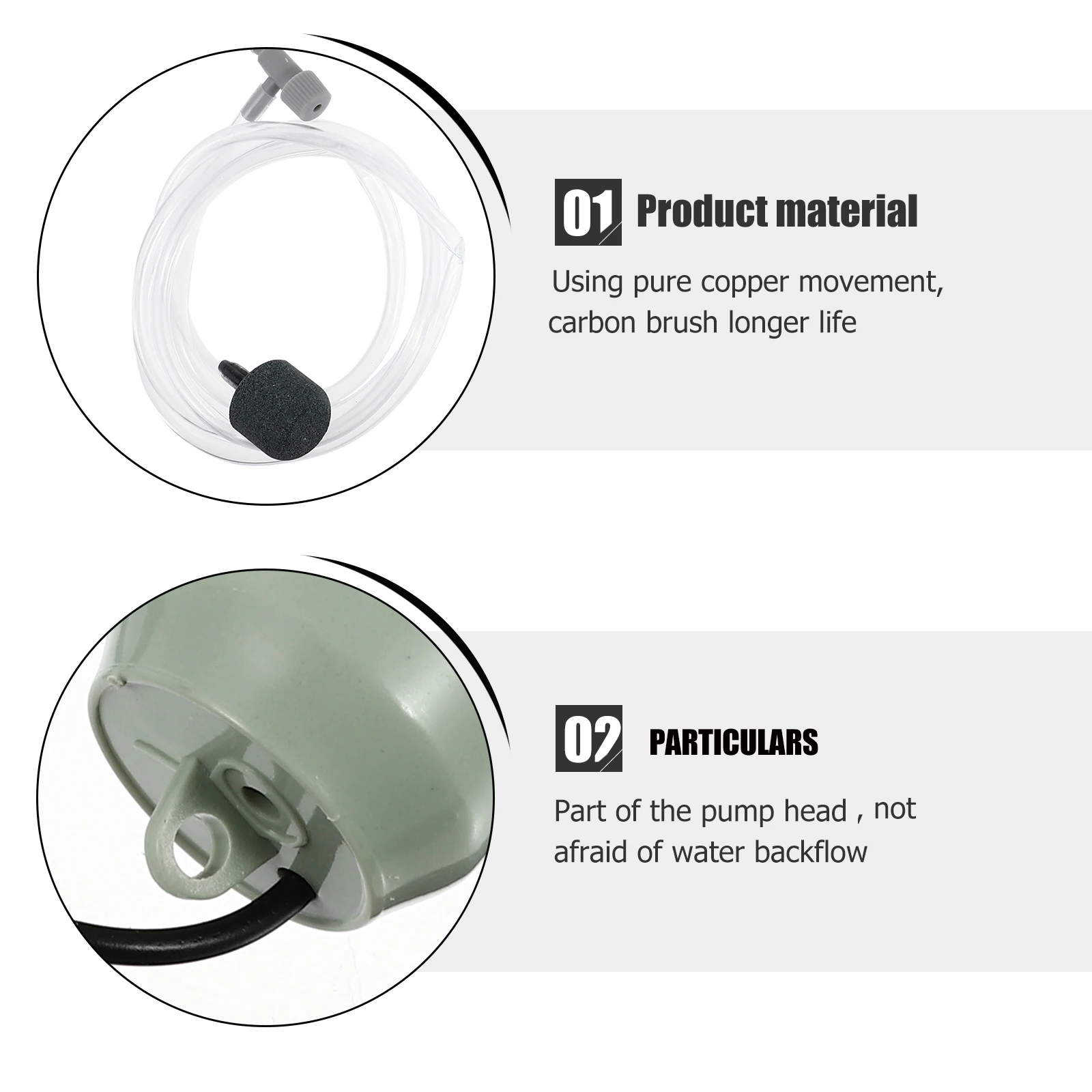 

1 set USB Oxygen Pump Aquarium Air Bubbler Fish Tank Aerator Mini Quiet Portable Fishtank Aerating Device Water