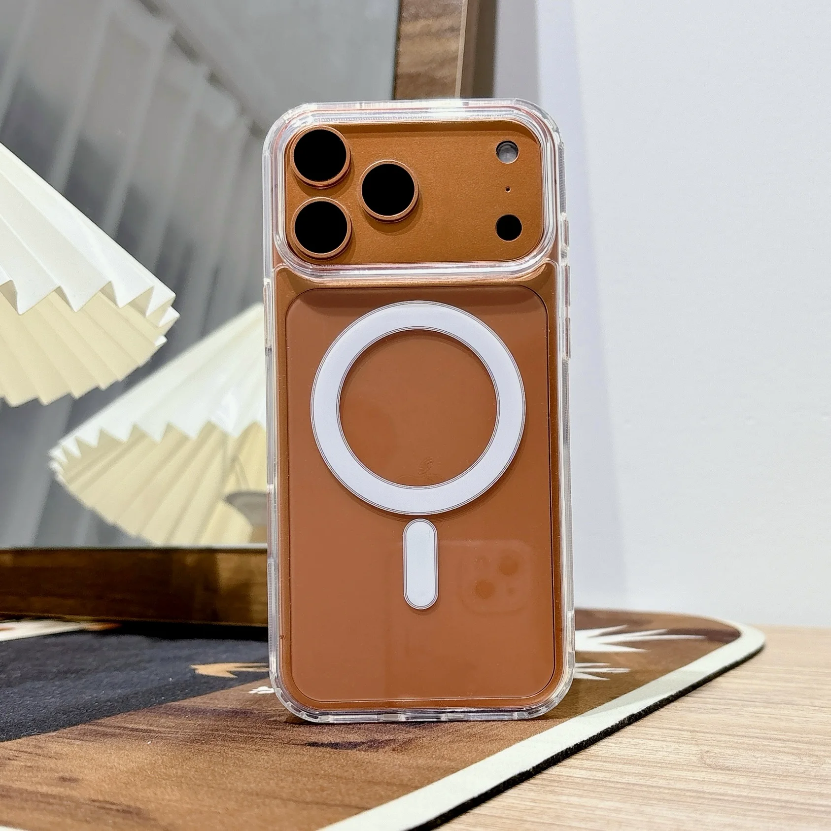 Magnetic Wireless Charging Phone Case For iPhone 17 16 15 14 13 12 11 Pro Xs Max Mini 7 8 Plus 16e Air X XR Magsafe Clear Cover