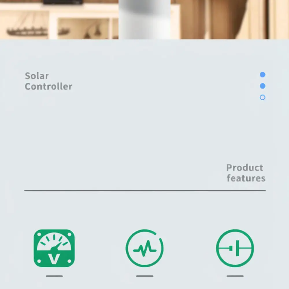 Solar Panel MPPT Boost Controller For Ebike Battery Charging System Metal Power Regulator 22A Current Converter Unit
