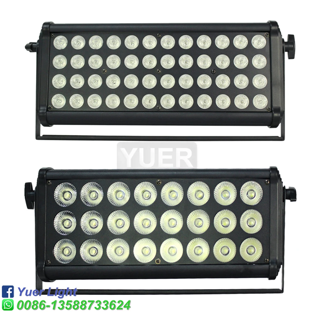 

YUER 24X4W 48X1.5W Светодиодный PAR Light Disco Light RGBW par DMX512 Кусочный стробоскоп Светодиодный прожектор для сцены Эффект оборудования для диджей-бара