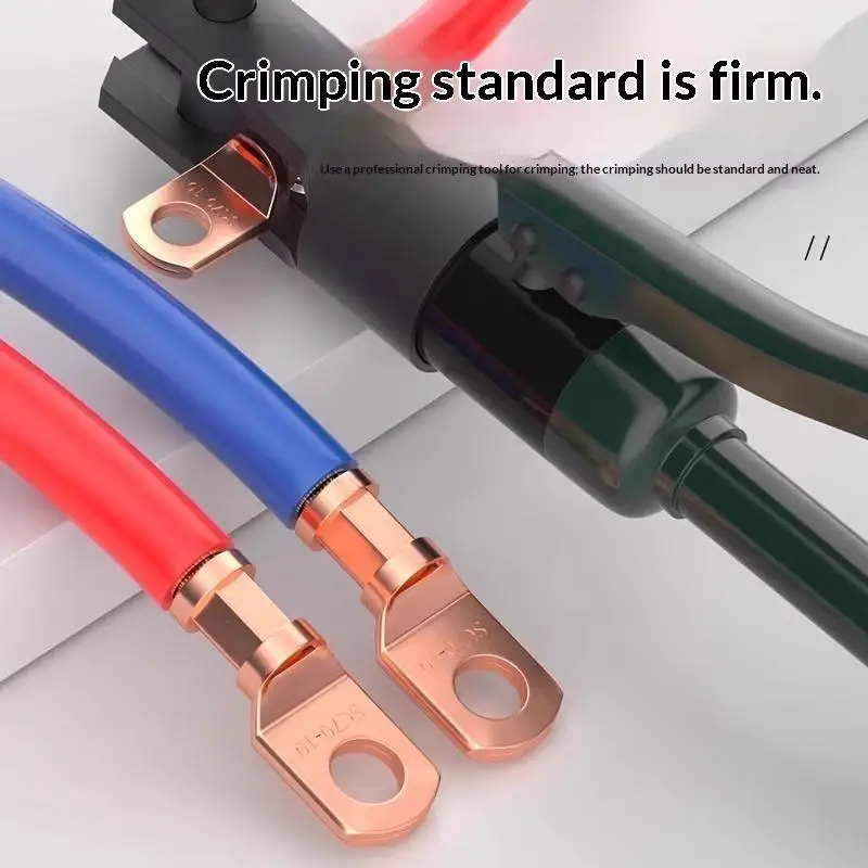 exquisiteCD Copper Lug Ring Wire Connectors Bare Cable Electric Crimp Terminal SC4-6 SC6-6 SC6-8 SC10-6 SC16-6 SC16-8 SC25-8