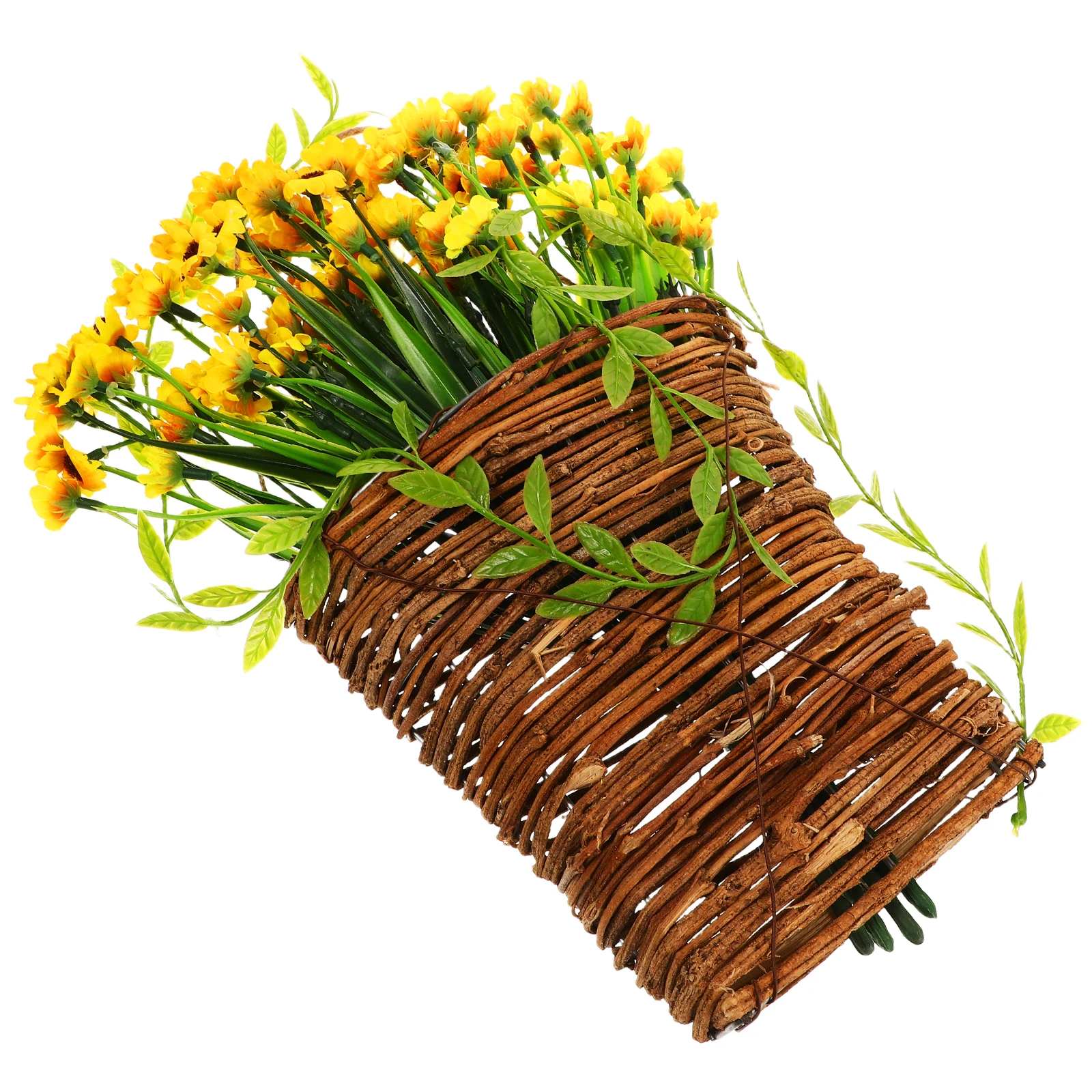 

1pcs Artificial Flowers Wall Decor Indoor Outdoor Vases Sunflowers Fall Arrangement Thanksgiving Party Decorations Hanging