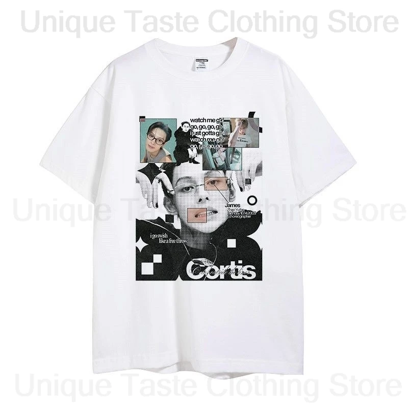 Camiseta CORTIS KEONHO JUHOON JAMES, camiseta estampada de algodón de alta calidad, camisetas de manga corta, moda Kpop, camiseta holgada para hombres y mujeres