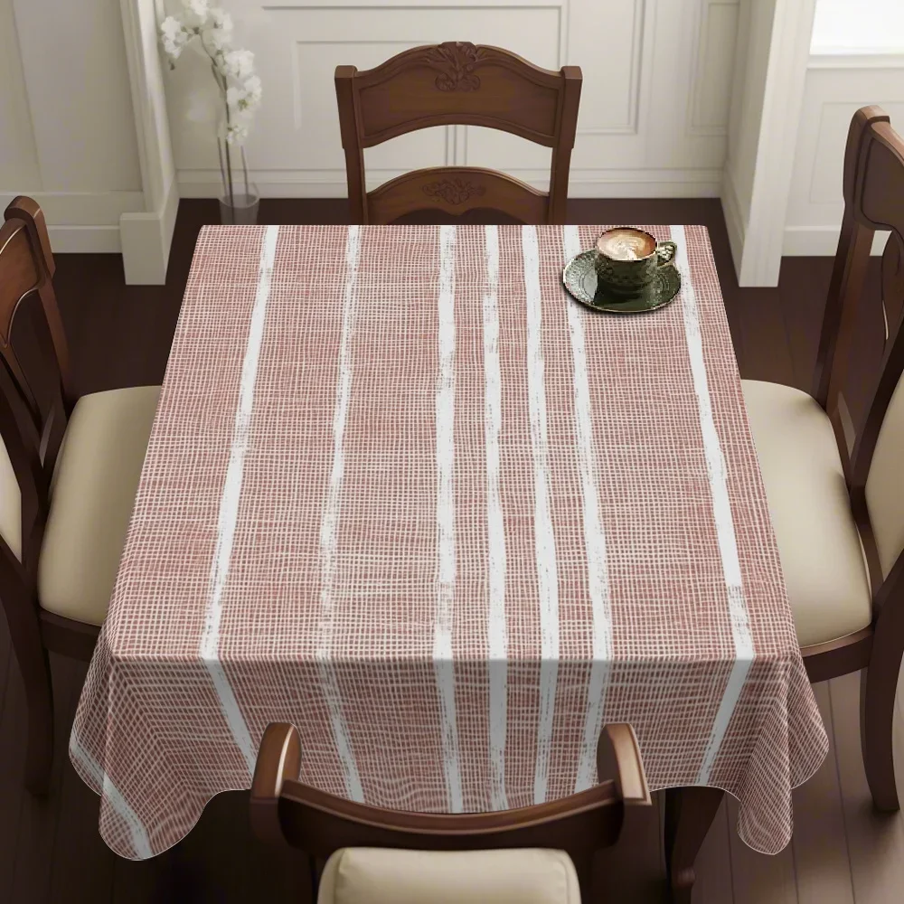 Modern minimalist texture, printed square tablecloth, holiday gift, multi-purpose for indoor and outdoor use, barbecue, picniyzb