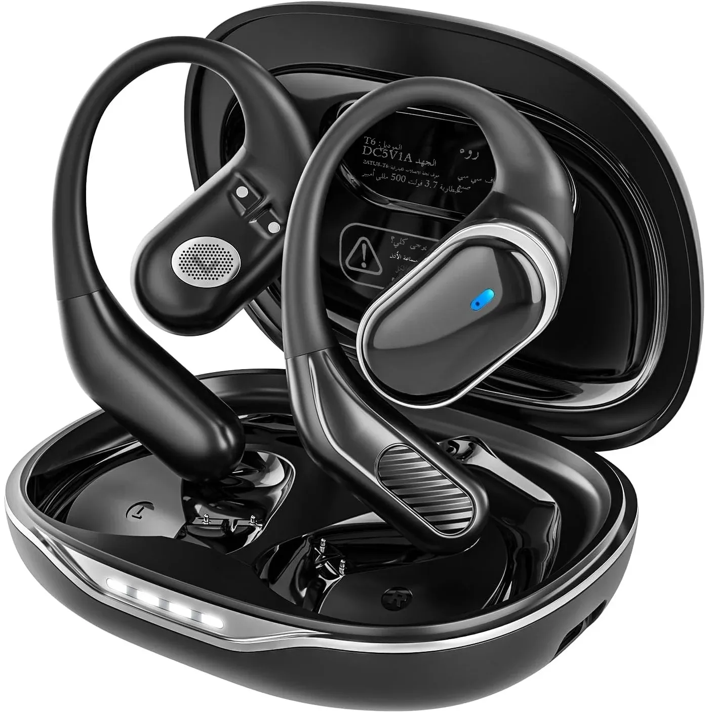 2025 New Open Ear OWS Earphones Bluetooth 5.4 Wireless Headphones HiFi Sound Headset Touch Control TWS Earbuds 10 Hours Playback — product photo 1 of 1