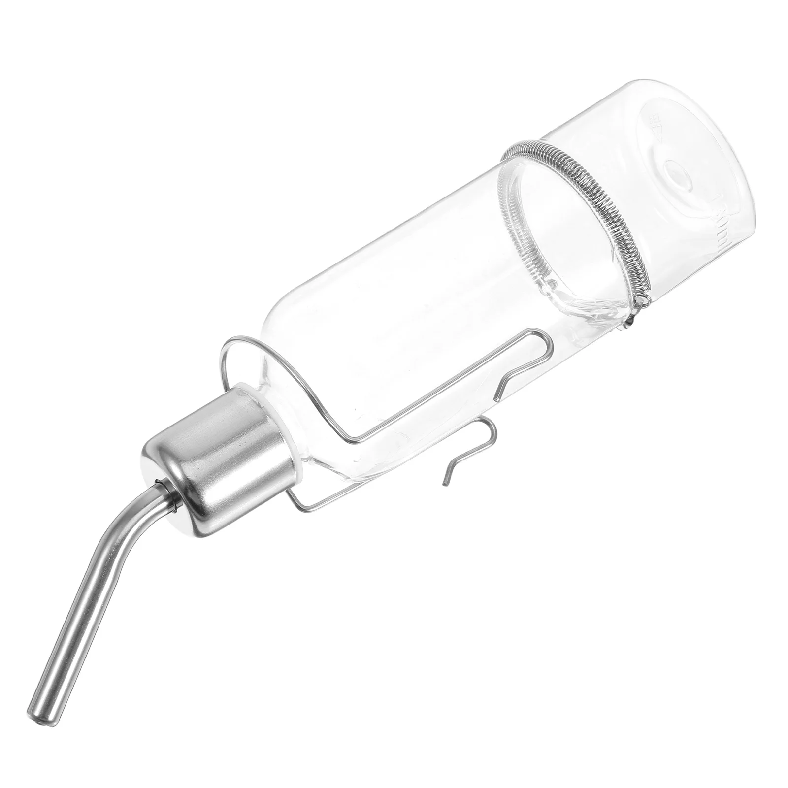 

Pet Water Fountain Stainless Guinea Steel Cage Drinking Bottle Small Feeder Automatic