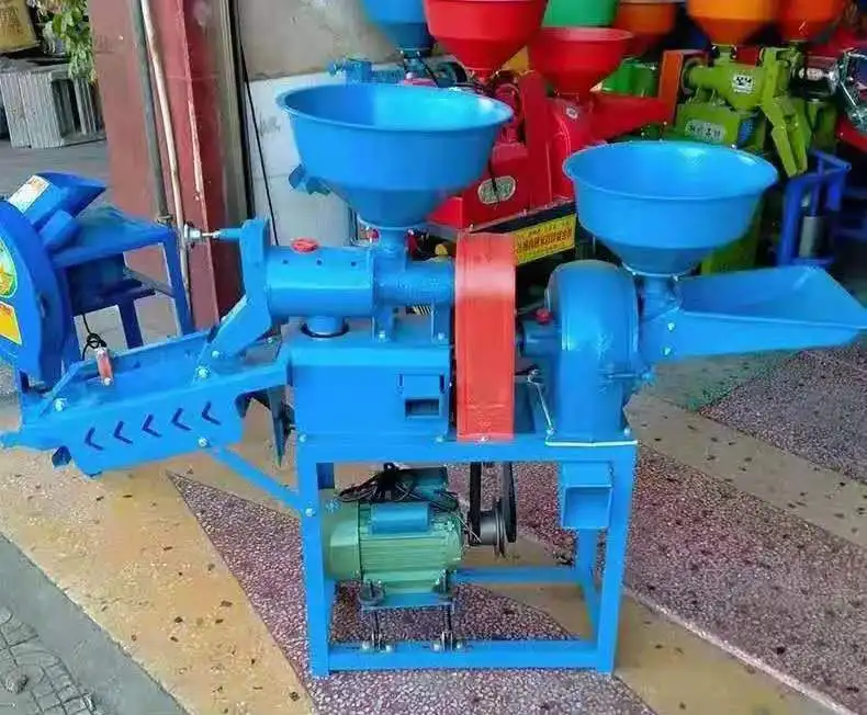 Small Farm Mini Combined Rice Mill 6NF-40 Model Hot Sale Rice Milling Machines Mini