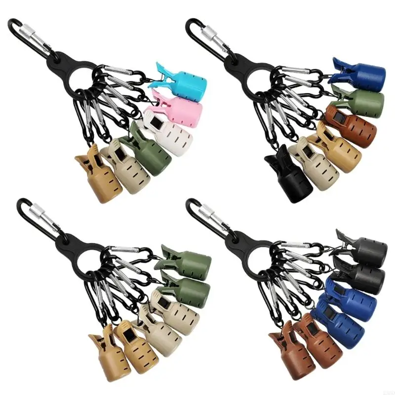 

E56d 6pcs jig jig chrotector protector protector optable squid juck cover с карабинером