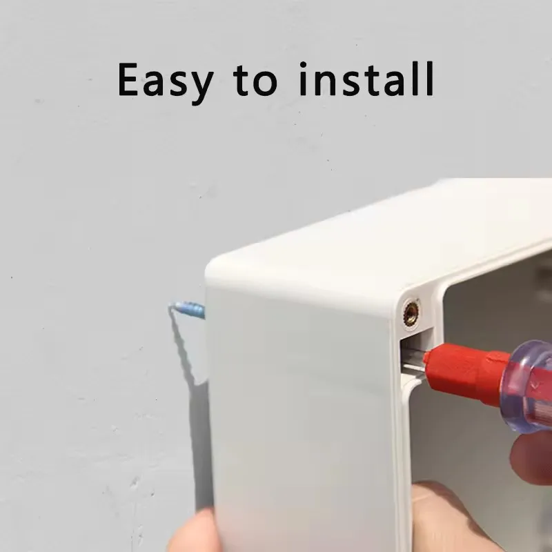 Transparent Waterproof Outdoor Plastic Enclosure Box Electronic Project Case IP66 Junction Box Housing for Electrical Instrument