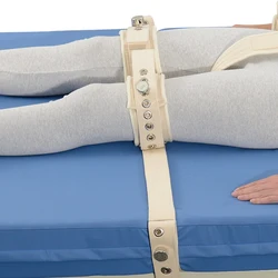 Lying Bed Legs Magnetic Lock Restraint  Belt For Thigh To Bind Agitated Patients Seclusion And Restraint In Psychiatric Hospital