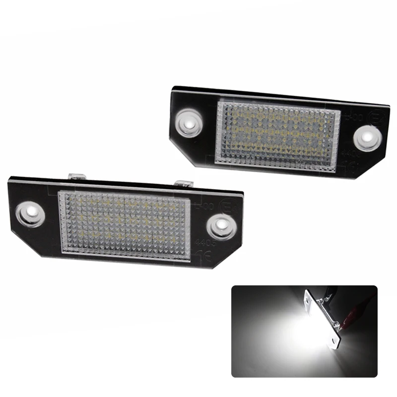 Car LED License Plate Number Light For Ford Focus C-MAX I MK2 4052331 4502332 3M5AB550AA