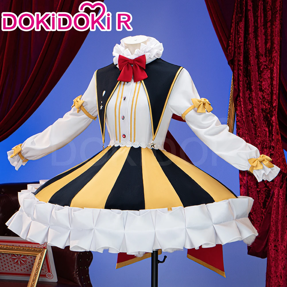 IN STOCK MIKUU Cosplay Costume Game Cosplay DokiDoki-R Women Cute Dress Mikku Circus Performance Cosplay Bustle