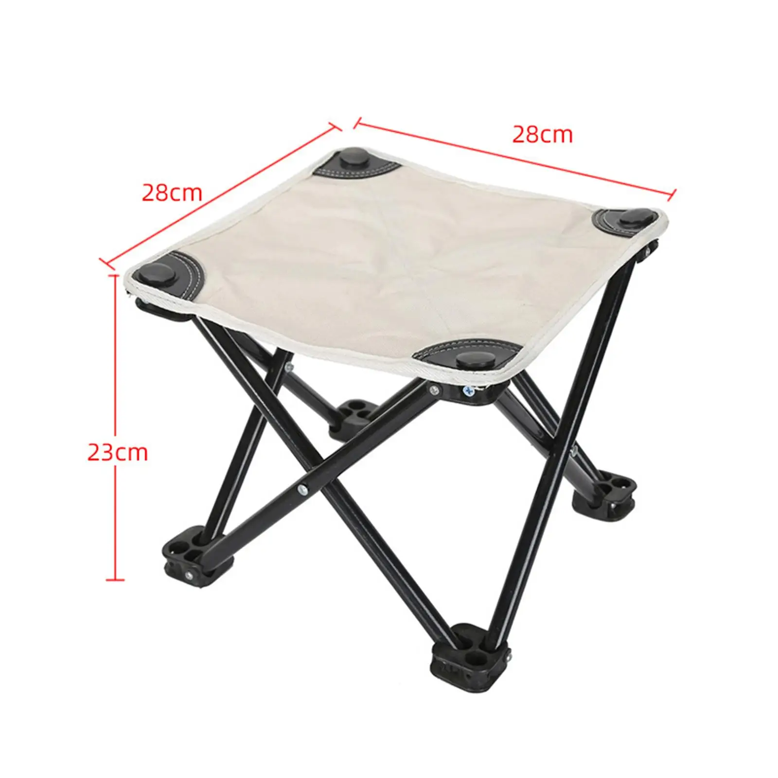 Taburete plegable, taburete para acampar, reposapiés resistente, silla pequeña, fácil de transportar