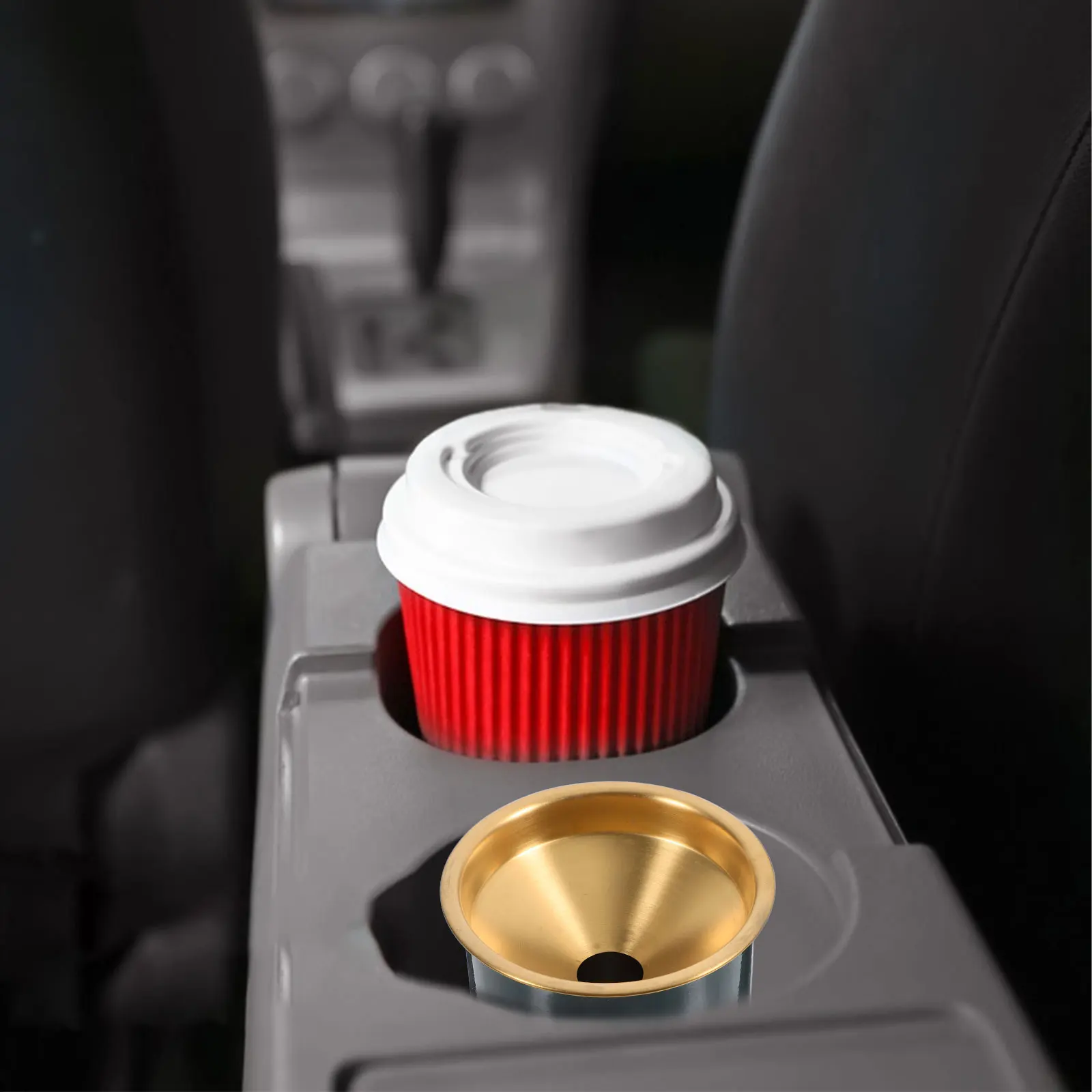 

Stainless Steel Ashtray 7 5x11cm Detachable Car Holder Cigarette Smoke Funnel Auto Supplies Desk Container Long Office