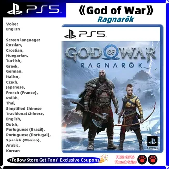 Sony Playstation5 PS5 God of War: Ragnarok New Game CD Game Card Ps5 Games Discs Playstation5 Sony New God of War: Ragnarok