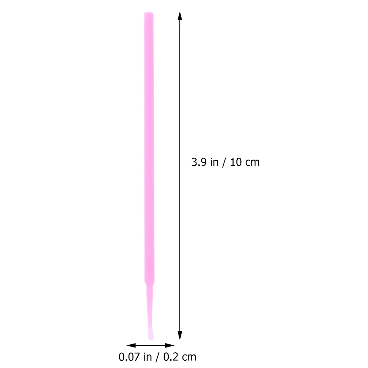 

100Pcs Disposable Micro Applicator Brush Eyelash Extension Cotton Swabs Precise Makeup Tools Non-Linting Clean for Salon Home