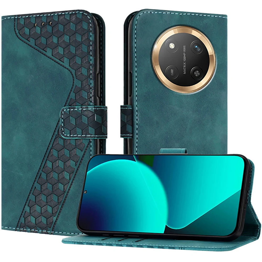 

Чехол-кошелек Honor X7C X8C X9C 5G 4G с текстурой кожи для Huawei Honor X9C Smart Luxury Cover Honor X8C X8 C X7C X9C Book Funda