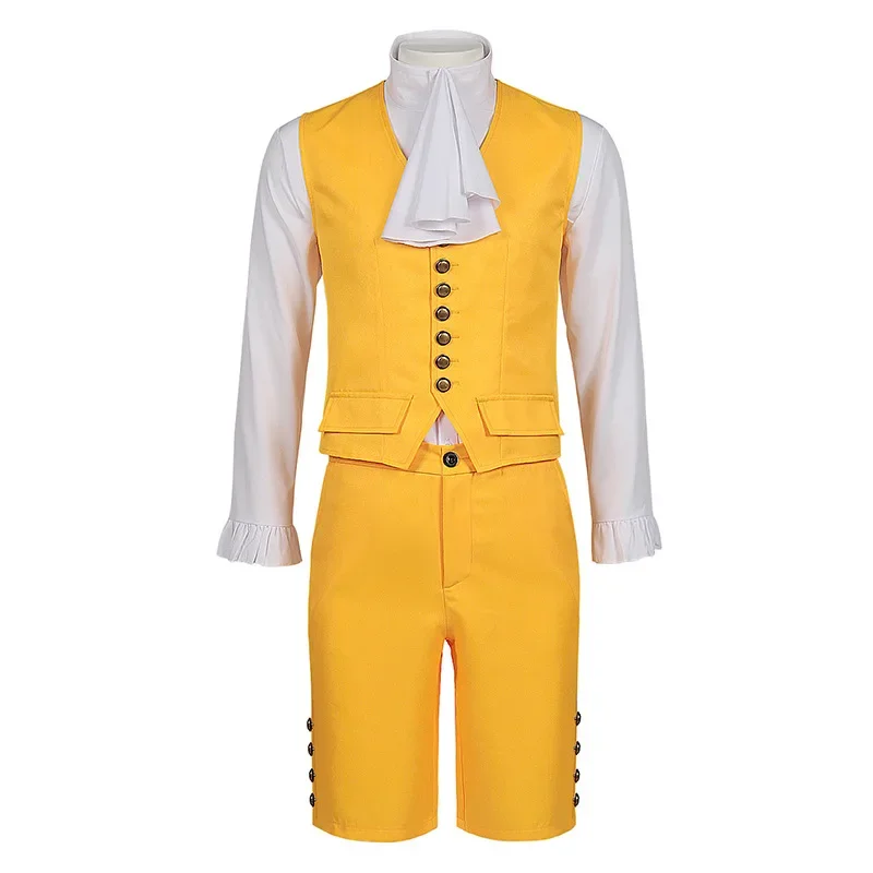 Masquerade Deluxe Victorian King Prince Clothes 2025 New Men's Vintage Retro Suits Court Prince Cosplay Medieval Costume