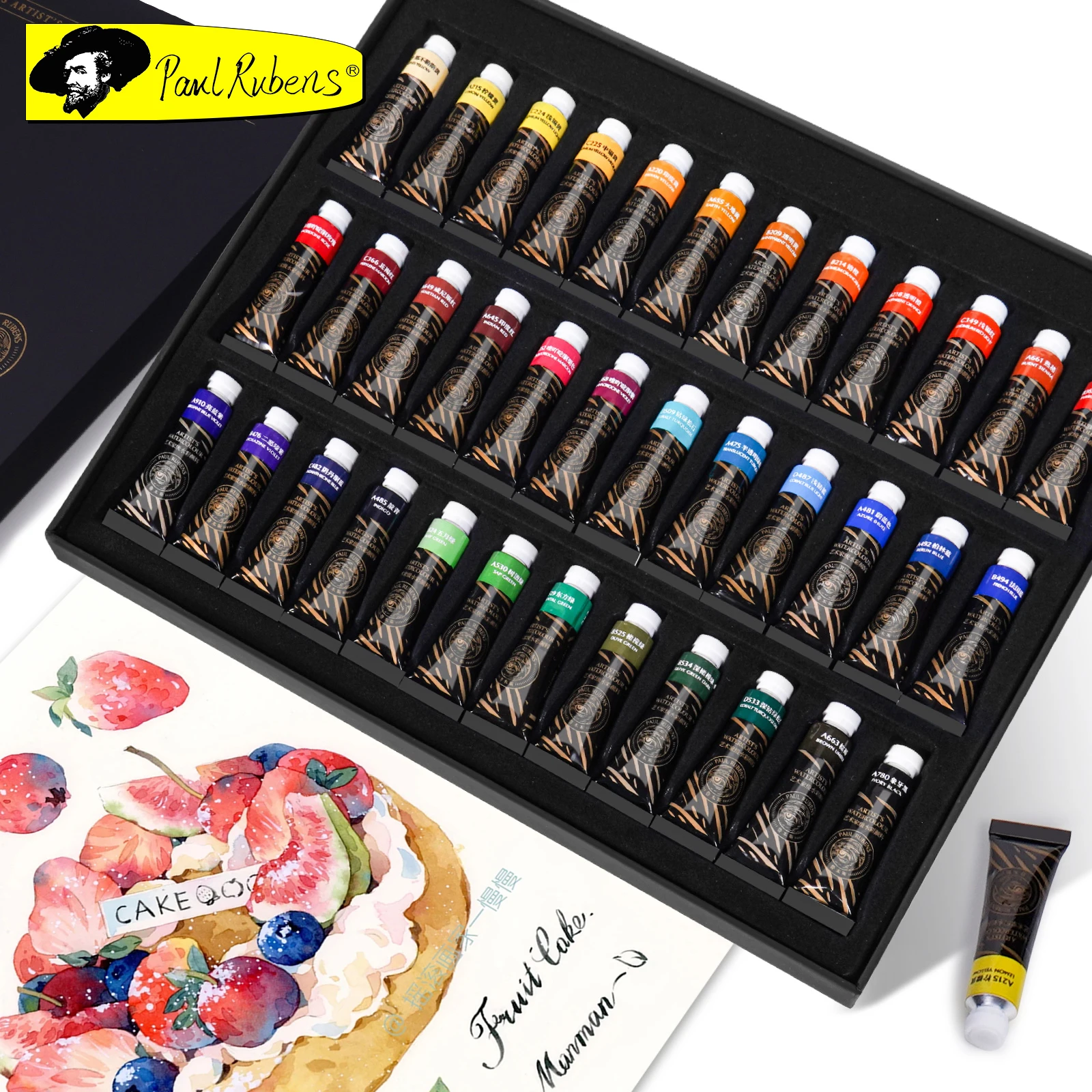 

Paul Rubens Artist Watercolor Paint Set 36 X 5ml Colors Watercolor Tubes for Profesional Artists and Hobbists Art Supplies