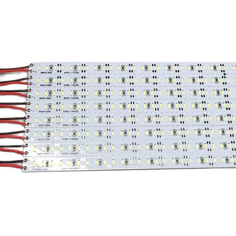 

100 шт. супер Яркость светодиодный бар светильник 12v SMD 4014 жесткой полосы 144 светодиодный s/M 3014 Светодиодный трубки лампы