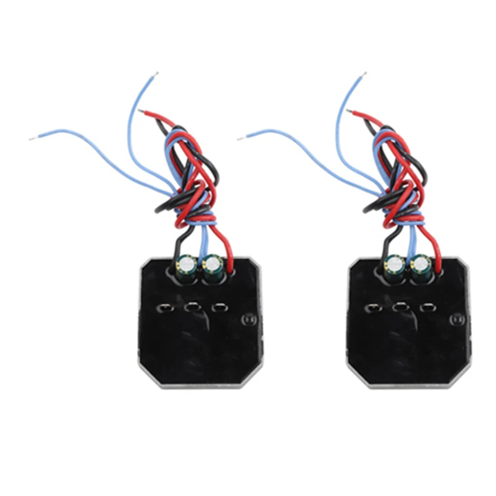 /2pcs /16 /Inch Electric Chain Saw Control Board Metal Plastic Circuit Panel For Lithium Battery Power Tool Replacement Part Bla
