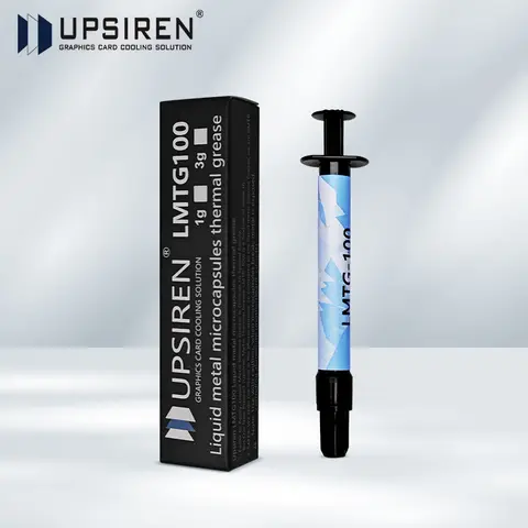 UPSIREN LMTG-100 microcapsules métalliques liquides graisse thermique métal liquide Non conducteur 100 W/Mk facile à appliquer haute performance