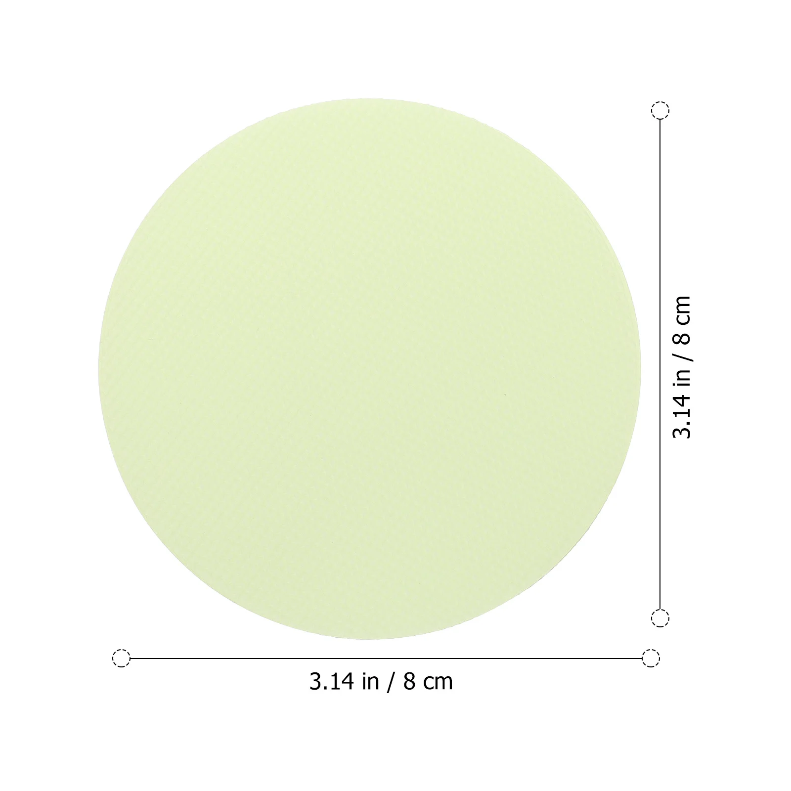 Anti-Skid Strips 20 Sheets Round Reflective Tape Fluorescent Safety Stair Treads Non-Slip Waterproof Weather Resistant